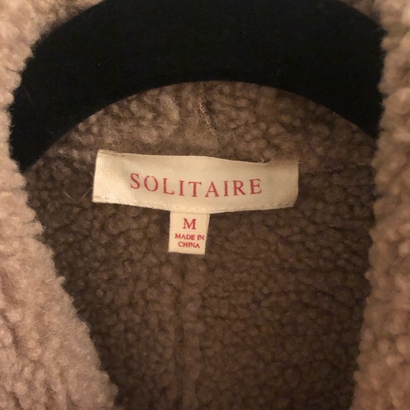 Faux suede/shearling coat - Picture 2 of 6
